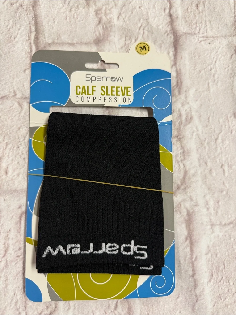 Sparrow Black Calf Sleeve “Compression Sleeve” Unisex  one pair (2) sleeves